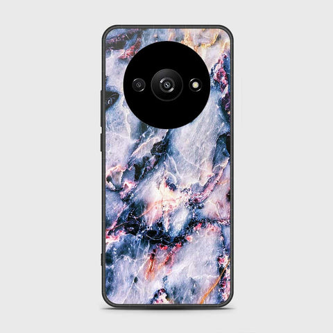 Xiaomi Redmi A3x Cover- Colorful Marble Series - HQ Ultra Shine Premium Infinity Glass Soft Silicon Borders Case