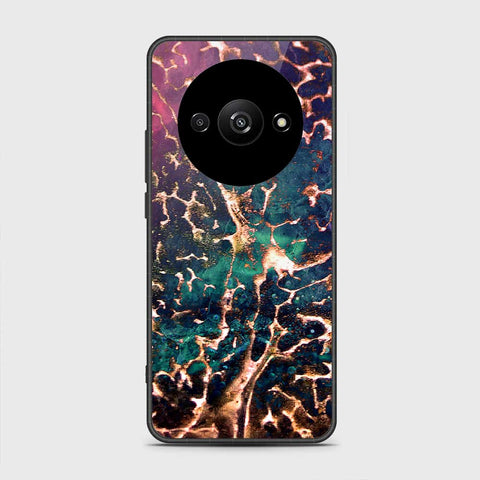 Xiaomi Redmi A3x Cover- Colorful Marble Series - HQ Ultra Shine Premium Infinity Glass Soft Silicon Borders Case