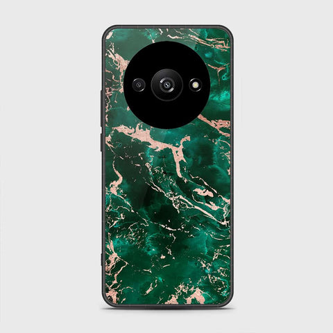 Xiaomi Redmi A3x Cover- Colorful Marble Series - HQ Ultra Shine Premium Infinity Glass Soft Silicon Borders Case