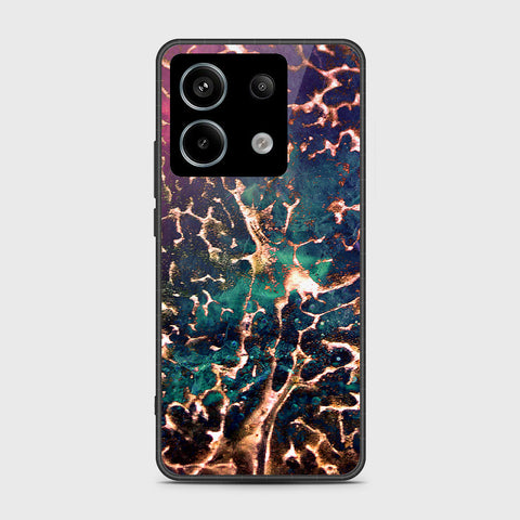 Xiaomi Poco M6 Pro 4G Cover- Colorful Marble Series - HQ Ultra Shine Premium Infinity Glass Soft Silicon Borders Case