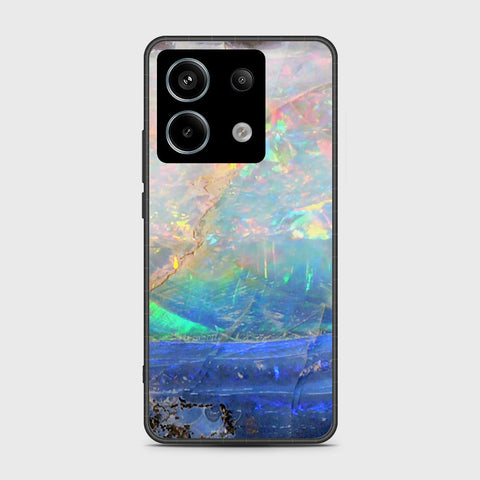 Xiaomi Poco M6 Pro 4G Cover- Colorful Marble Series - HQ Ultra Shine Premium Infinity Glass Soft Silicon Borders Case