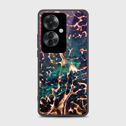 Oppo Reno 11F 5G Cover- Colorful Marble Series - HQ Ultra Shine Premium Infinity Glass Soft Silicon Borders Case