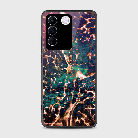 Vivo V27e Cover- Colorful Marble Series - HQ Premium Shine Durable Shatterproof Case