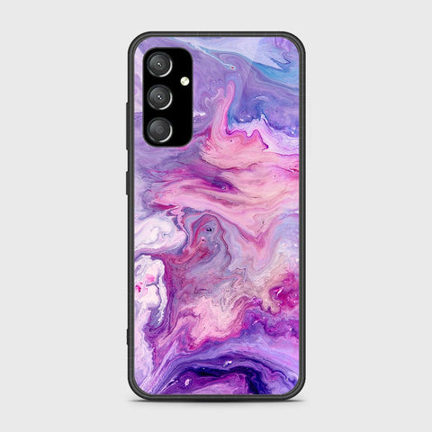 Samsung Galaxy A35 Cover- Colorful Marble Series - HQ Ultra Shine Premium Infinity Glass Soft Silicon Borders Case