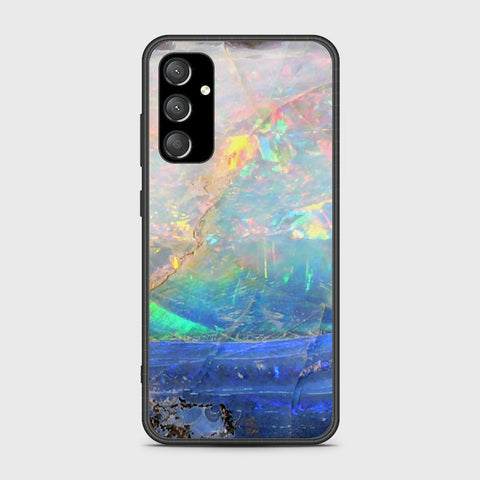 Samsung Galaxy A55 Cover- Colorful Marble Series - HQ Ultra Shine Premium Infinity Glass Soft Silicon Borders Case