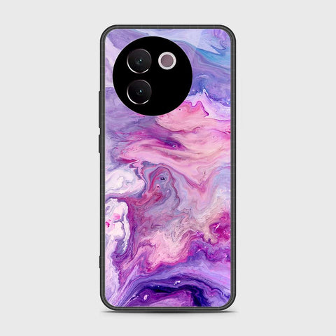 Vivo V30e Cover- Colorful Marble Series - HQ Ultra Shine Premium Infinity Glass Soft Silicon Borders Case