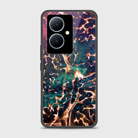 Vivo Y78 Cover - Colorful Marble Series - HQ Ultra Shine Premium Infinity Glass Soft Silicon Borders Case