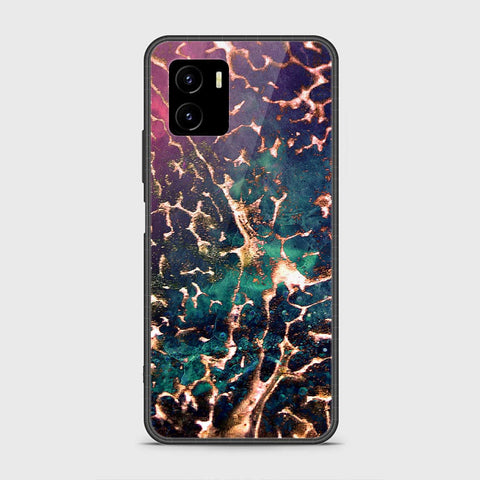 Vivo Y15c Cover - Colorful Marble Series - HQ Ultra Shine Premium Infinity Glass Soft Silicon Borders Case