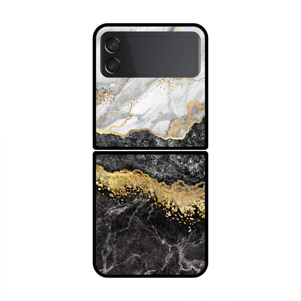 Samsung Galaxy Z Flip 3 5G Cover- Colorful Marble Series - HQ Premium Shine Durable Shatterproof Case ( Fast Delivery ) (Fast Delivery)