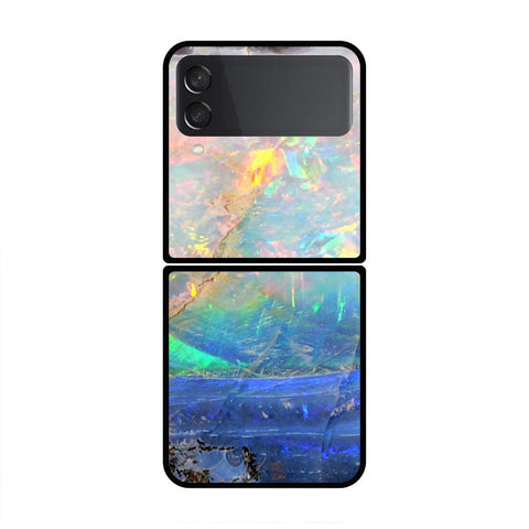 Samsung Galaxy Z Flip 3 5G Cover- Colorful Marble Series - HQ Premium Shine Durable Shatterproof Case ( Fast Delivery )