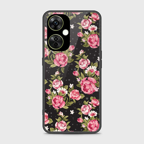 Oppo K11 Cover- Floral Series - HQ Ultra Shine Premium Infinity Glass Soft Silicon Borders Case