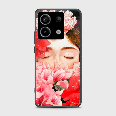 Xiaomi Poco M6 Pro 4G Cover- Floral Series - HQ Ultra Shine Premium Infinity Glass Soft Silicon Borders Case