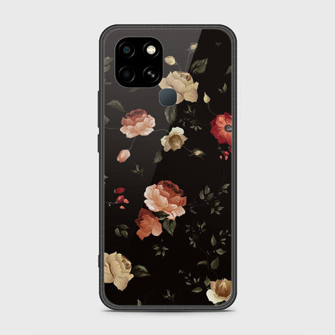 Infinix Smart 6 HD Cover- Floral Series 2 - HQ Ultra Shine Premium Infinity Glass Soft Silicon Borders Case