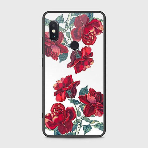 Xiaomi Redmi Note 5 AI Dual Camera Cover - Floral Series 2 - HQ Ultra Shine Premium Infinity Glass Soft Silicon Borders Case