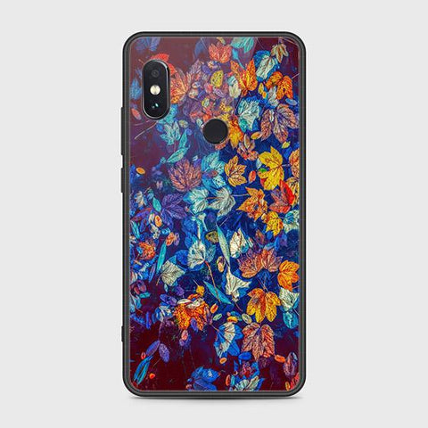 Xiaomi Redmi Note 5 AI Dual Camera Cover - Floral Series 2 - HQ Ultra Shine Premium Infinity Glass Soft Silicon Borders Case