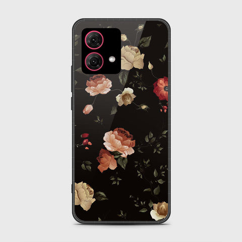 Motorola Moto G84 Cover - Floral Series 2 - HQ Ultra Shine Premium Infinity Glass Soft Silicon Borders Case