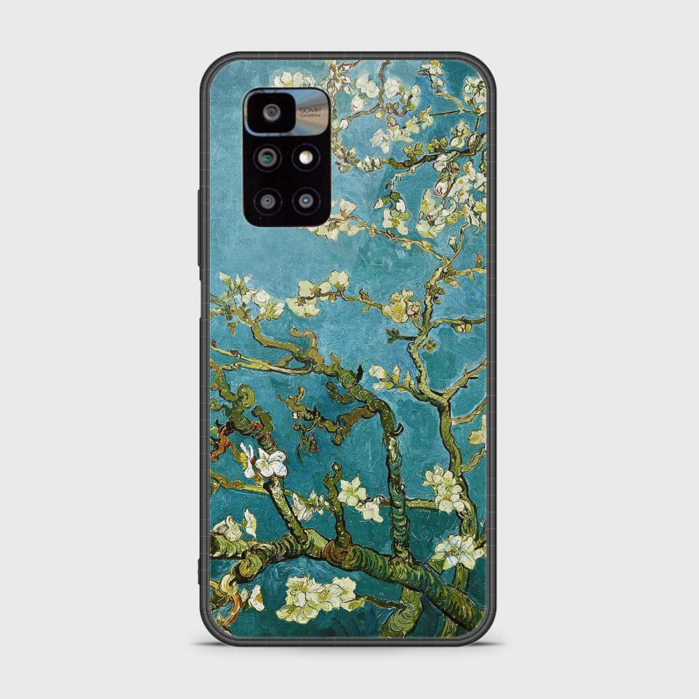 Xiaomi Redmi 10 2022 Cover - Floral Series 2 - HQ Ultra Shine Premium Infinity Glass Soft Silicon Borders Case (Fast Delivery)