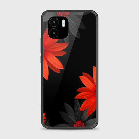 Xiaomi Poco C50 Cover - Floral Series 2 - HQ Ultra Shine Premium Infinity Glass Soft Silicon Borders Case