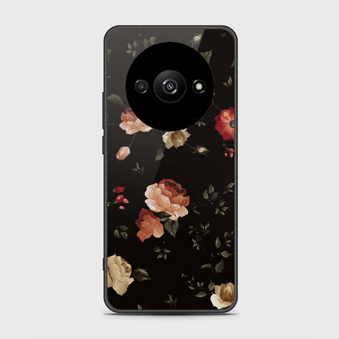 Xiaomi Redmi A3x Cover- Floral Series 2 - HQ Ultra Shine Premium Infinity Glass Soft Silicon Borders Case