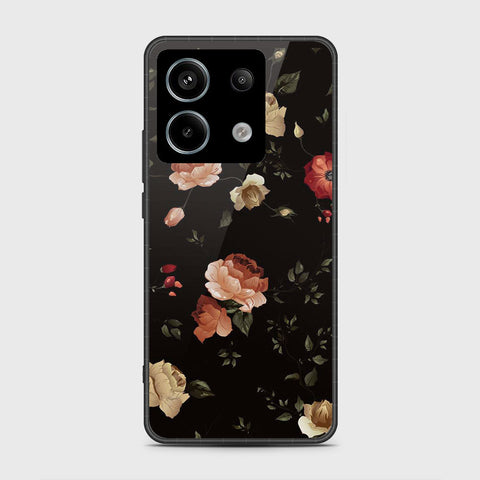 Xiaomi Poco M6 Pro 4G Cover- Floral Series 2 - HQ Ultra Shine Premium Infinity Glass Soft Silicon Borders Case