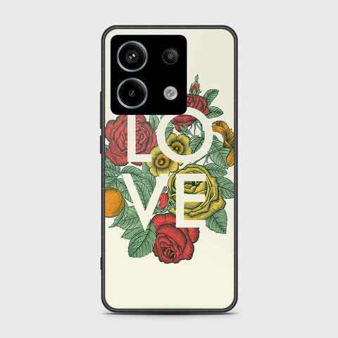 Xiaomi Poco M6 Pro 4G Cover- Floral Series 2 - HQ Ultra Shine Premium Infinity Glass Soft Silicon Borders Case