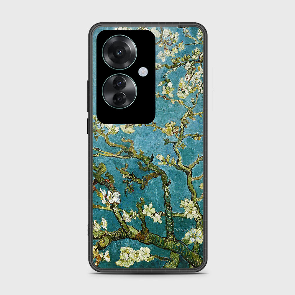 Oppo Reno 11F 5G Cover- Floral Series 2 - HQ Ultra Shine Premium Infinity Glass Soft Silicon Borders Case