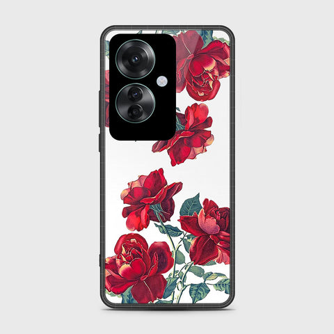 Oppo Reno 11F 5G Cover- Floral Series 2 - HQ Ultra Shine Premium Infinity Glass Soft Silicon Borders Case