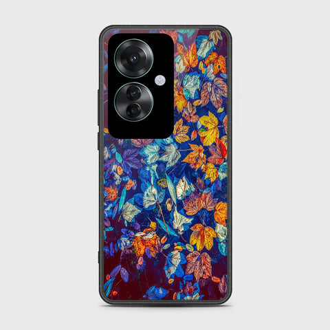 Oppo Reno 11F 5G Cover- Floral Series 2 - HQ Ultra Shine Premium Infinity Glass Soft Silicon Borders Case