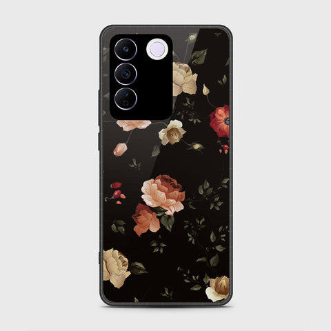 Vivo V27e Cover- Floral Series 2 - HQ Premium Shine Durable Shatterproof Case