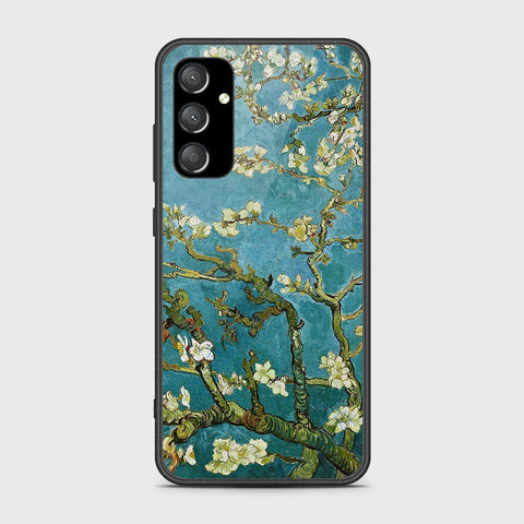 Samsung Galaxy A35 Cover- Floral Series 2 - HQ Ultra Shine Premium Infinity Glass Soft Silicon Borders Case