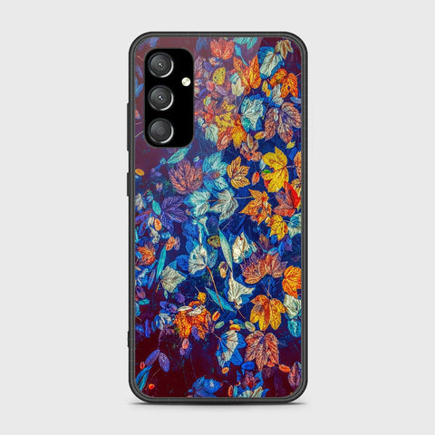 Samsung Galaxy A35 Cover- Floral Series 2 - HQ Ultra Shine Premium Infinity Glass Soft Silicon Borders Case