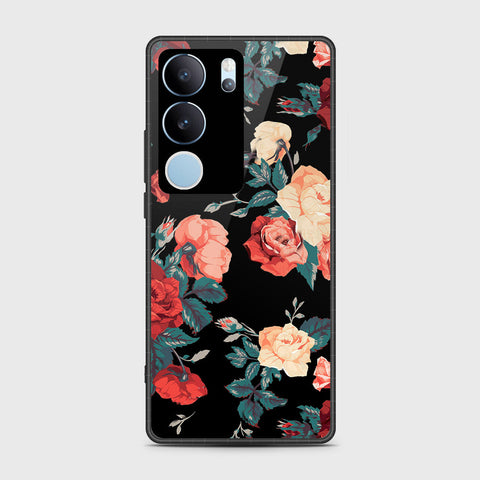 Vivo V29 Cover- Floral Series 2 - HQ Premium Shine Durable Shatterproof Case