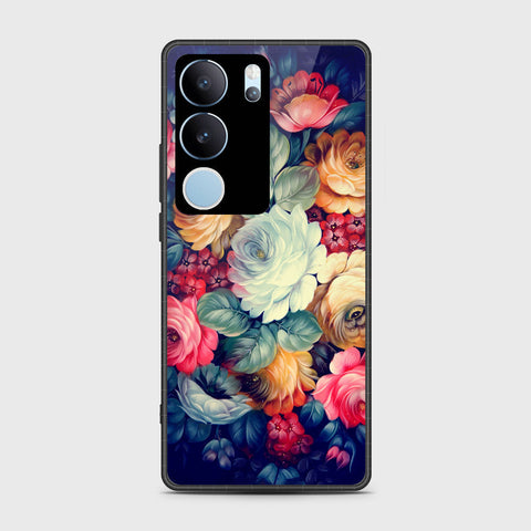 Vivo V29 Cover- Floral Series 2 - HQ Premium Shine Durable Shatterproof Case