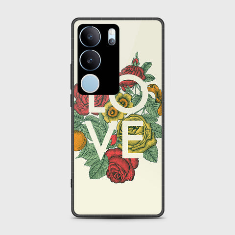 Vivo V29 Cover- Floral Series 2 - HQ Premium Shine Durable Shatterproof Case