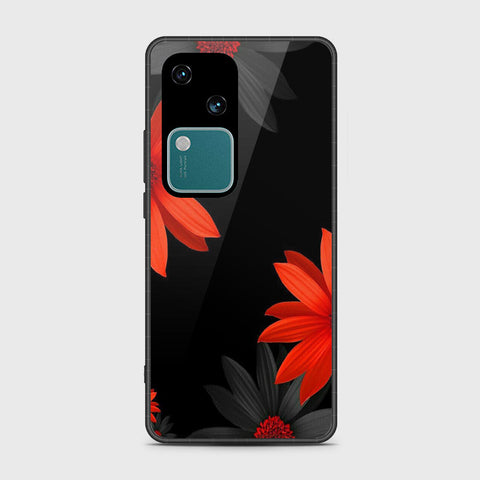 Vivo V30 Cover- Floral Series 2 - HQ Premium Shine Durable Shatterproof Case