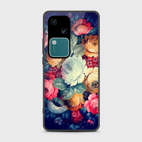 Vivo V30 Cover- Floral Series 2 - HQ Premium Shine Durable Shatterproof Case