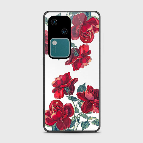 Vivo V30 Cover- Floral Series 2 - HQ Premium Shine Durable Shatterproof Case