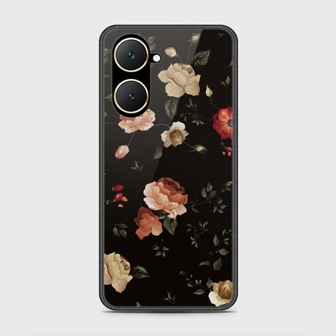 Vivo Y03t Cover- Floral Series 2 - HQ Ultra Shine Premium Infinity Glass Soft Silicon Borders Case