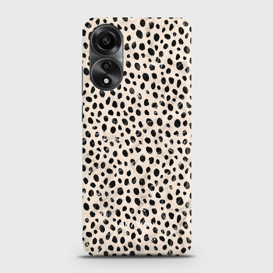 Oppo A58 4G  Cover - Bold Dots Series - Matte Finish - Snap On Hard Case with LifeTime Colors Guarantee