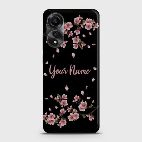 Oppo A58 4G  Cover - Floral Series - Matte Finish - Snap On Hard Case with LifeTime Colors Guarantee