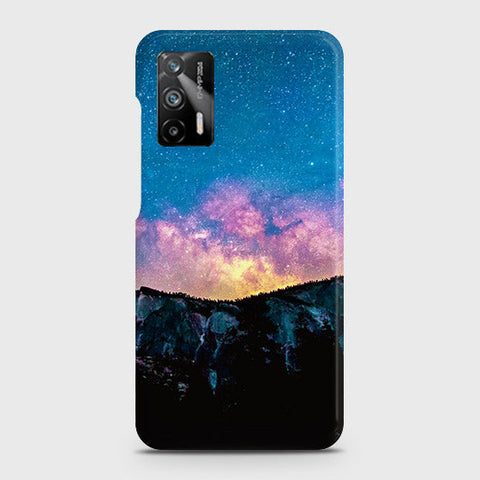 Realme Q3 Pro 5G Cover - Embrace Dark Galaxy  Trendy Printed Hard Case with Life Time Colors Guarantee