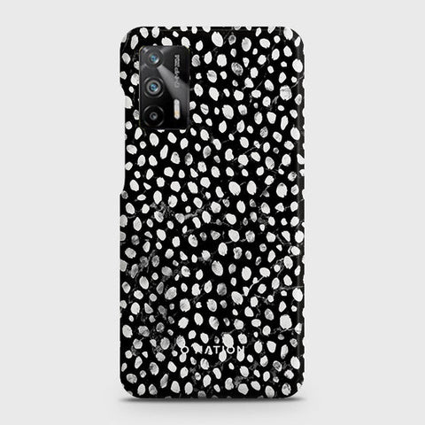 Realme Q3 Pro 5G  Cover - Bold Dots Series - Matte Finish - Snap On Hard Case with LifeTime Colors Guarantee