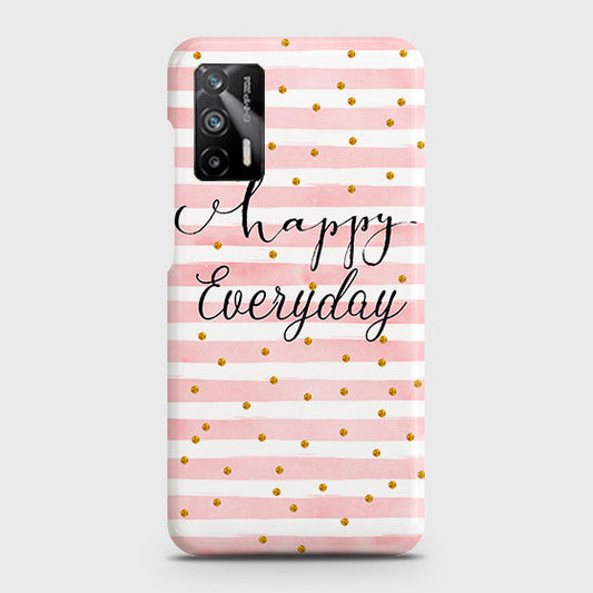 Realme Q3 Pro 5G Cover - Trendy Happy Everyday Printed Hard Case with Life Time Colors Guarantee