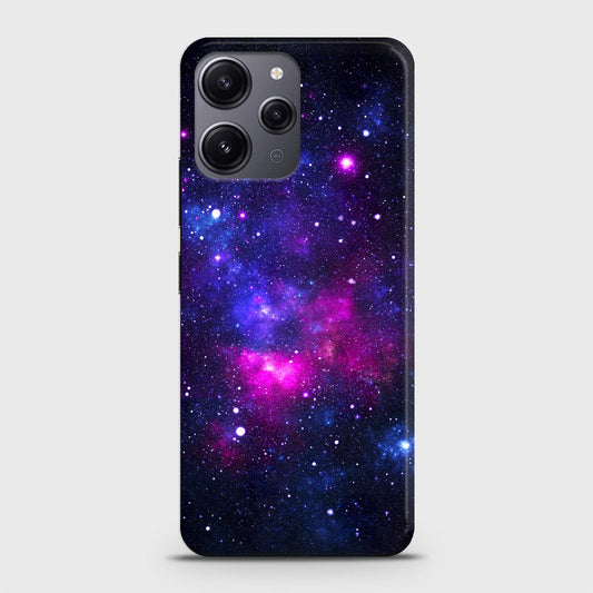 Xiaomi Redmi 12 Cover - Dark Galaxy Stars Modern Printed Hard Case with Life Time Colors Guarantee