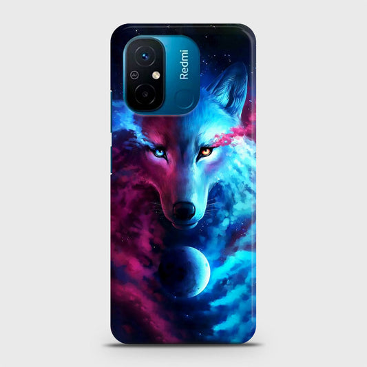 Xiaomi Redmi 12C Cover - Infinity Wolf Trendy Printed Hard Case with Life Time Colors Guarantee