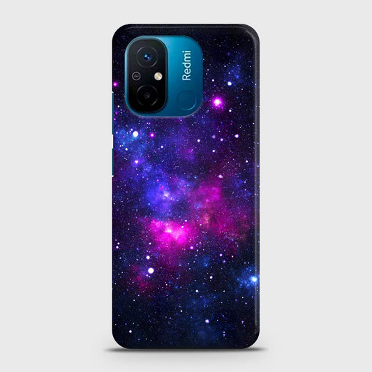 Xiaomi Redmi 12C Cover - Dark Galaxy Stars Modern Printed Hard Case with Life Time Colors Guarantee