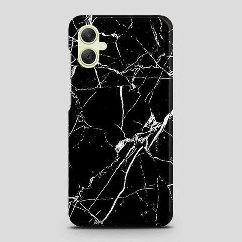 Samsung Galaxy A05 Cover - Black Modern Classic Marble Printed Hard Case with Life Time Colors Guarantee