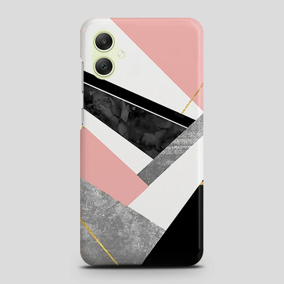 Samsung Galaxy A05 Cover - Geometric Luxe Marble Trendy Printed Hard Case with Life Time Colors Guarantee