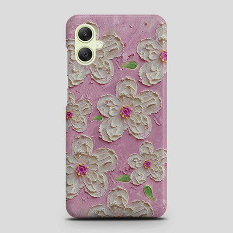 Samsung Galaxy A05s Cover - Floral Series - Design 5 - Pink & White - Matte Finish - Snap On Hard Case with LifeTime Colors Guarantee