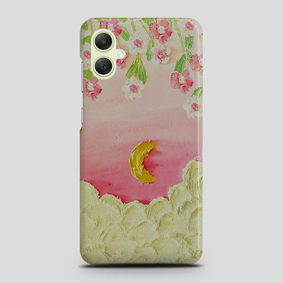 Samsung Galaxy A05s Cover - Floral Series - Design 7 - Pink & Yellow - Matte Finish - Snap On Hard Case with LifeTime Colors Guarantee